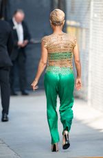 JADA PINKETT SMITH Arrives at Jimmy Kimmel Live in Los Angeles 06/05/2019