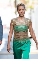 JADA PINKETT SMITH Arrives at Jimmy Kimmel Live in Los Angeles 06/05/2019