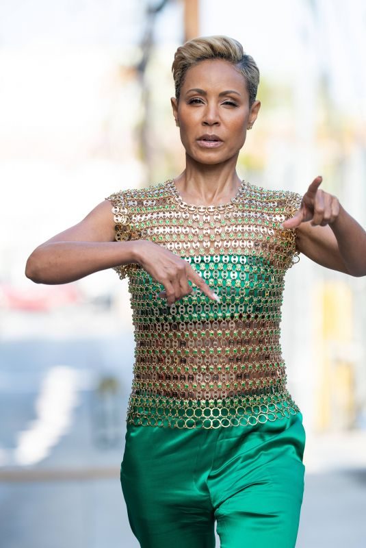 JADA PINKETT SMITH Arrives at Jimmy Kimmel Live in Los Angeles 06/05/2019