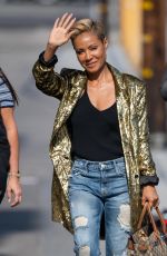 JADA PINKETT SMITH Arrives at Jimmy Kimmel Live in Los Angeles 06/05/2019