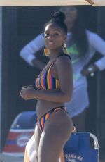 JANELLE MONAE in Bikini on the Beach in Cabo 06/18/2019