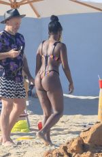 JANELLE MONAE in Bikini on the Beach in Cabo 06/18/2019