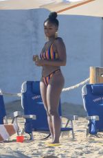 JANELLE MONAE in Bikini on the Beach in Cabo 06/18/2019