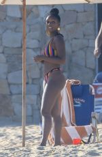 JANELLE MONAE in Bikini on the Beach in Cabo 06/18/2019