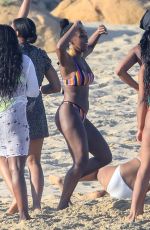 JANELLE MONAE in Bikini on the Beach in Cabo 06/18/2019