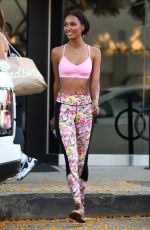JASMINE TOOKES and JOSEPHINE SKRIVER Leaves Dogpound Gym in Los Angeles 06/15/2019