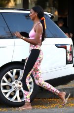 JASMINE TOOKES and JOSEPHINE SKRIVER Leaves Dogpound Gym in Los Angeles 06/15/2019