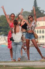 JASMINE TOOKES, JOSPEHINSKRIVER and LAIS RIBEIRO at a Beach in Rio De Janeiro 06/20/2019