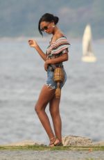 JASMINE TOOKES, JOSPEHINSKRIVER and LAIS RIBEIRO at a Beach in Rio De Janeiro 06/20/2019