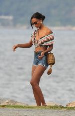 JASMINE TOOKES, JOSPEHINSKRIVER and LAIS RIBEIRO at a Beach in Rio De Janeiro 06/20/2019