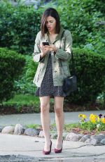 JENNA DEWAN on the Set of Netflix Project in Chicago 06/07/2019