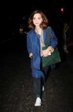 JENNA LOUISE COLEMAN Leaves The Old Vic Theatre in London 06/08/2019