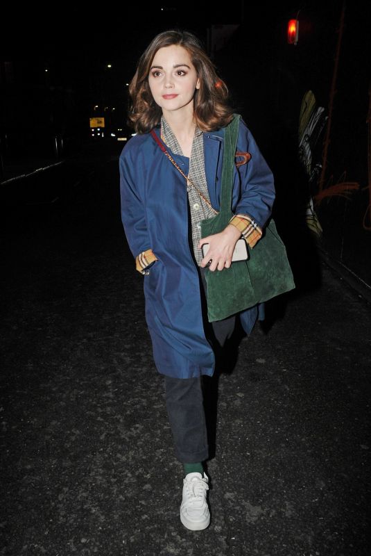 JENNA LOUISE COLEMAN Leaves The Old Vic Theatre in London 06/08/2019