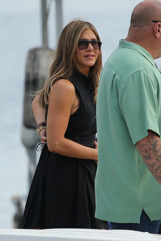 JENNIFER ANISTON Leaves a Yacht in Marina Del Rey 06/11/2019