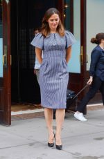 JENNIFER GARNER Leaves Her Hotel in New York 06/18/2019