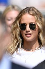 JENNIFER LAWRENCE Arrives at Jimmy Kimmel Live 06/04/2019