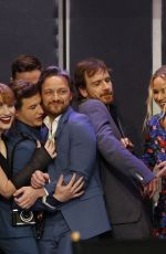JENNIFER LAWRENCE, SOPHIE TURNER and JESSICA CHASTAIN at Jimmy Kimmel Live in Hollywood 06/04/2019