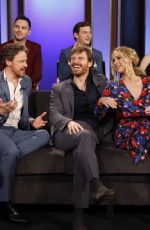 JENNIFER LAWRENCE, SOPHIE TURNER and JESSICA CHASTAIN at Jimmy Kimmel Live in Hollywood 06/04/2019