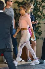 JENNIFER LOPEZ Arrives at a Gym in Los Angeles 06/19/2019