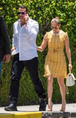 JENNIFER LOPEZ Arrives at Her Children