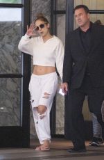 JENNIFER LOPEZ Leaves Four Seasons Hotel in Houston 06/25/2019