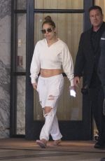 JENNIFER LOPEZ Leaves Four Seasons Hotel in Houston 06/25/2019