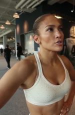JENNIFER LOPEZ Workout at a Gym - Instagram Pictures and Video 06/26/2019