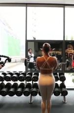 JENNIFER LOPEZ Workout at a Gym - Instagram Pictures and Video 06/26/2019