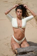 JENNY THOMPSON in Bikini at a Beach in Spain 06/12/2019