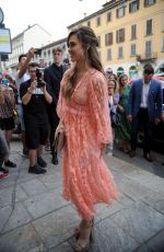 JESSICA ALBA Arrives at Douglas the Perfumery in Milan 06/20/2019