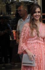 JESSICA ALBA Arrives at Douglas the Perfumery in Milan 06/20/2019