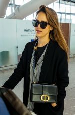 JESSICA ALBA at Heathrow Airport in London 06/14/2019