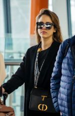 JESSICA ALBA at Heathrow Airport in London 06/14/2019