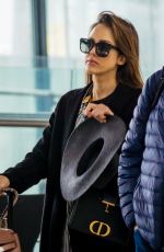 JESSICA ALBA at Heathrow Airport in London 06/14/2019