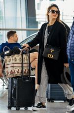 JESSICA ALBA at Heathrow Airport in London 06/14/2019