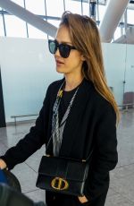 JESSICA ALBA at Heathrow Airport in London 06/14/2019