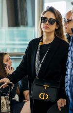 JESSICA ALBA at Heathrow Airport in London 06/14/2019