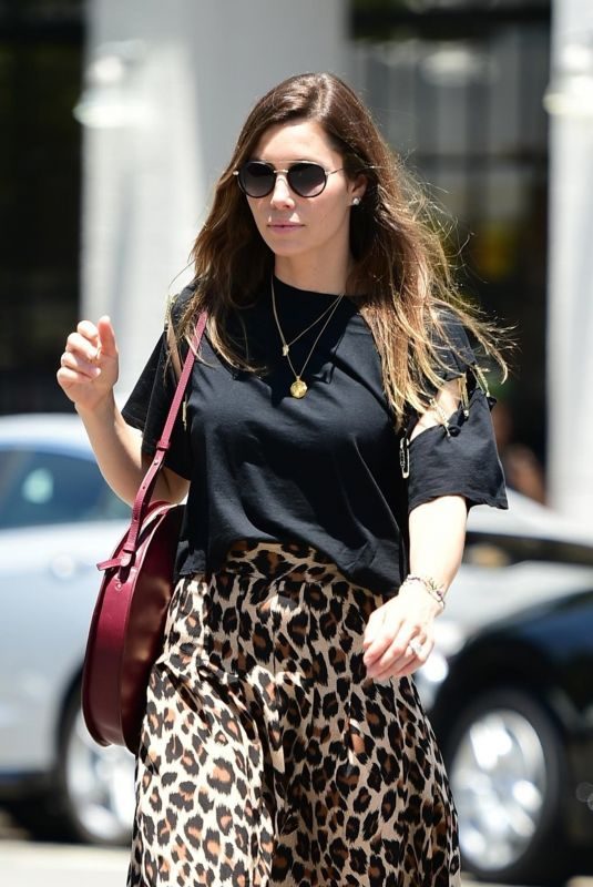 JESSICA BIEL Out and About in Studio City 06/10/2019