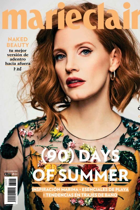 JESSICA CHASTAIN in Marie Claire Magazine, Mexico June 2019
