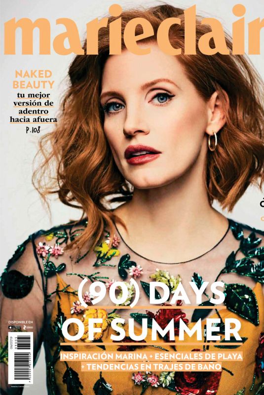JESSICA CHASTAIN in Marie Claire Magazine, Mexico June 2019