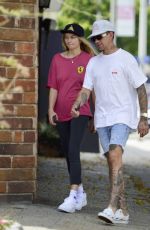 JESSICA HART and James Kirkam Out for Lunch in Los Angeles 06/11/2019