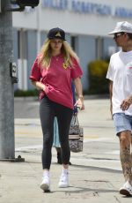JESSICA HART and James Kirkam Out for Lunch in Los Angeles 06/11/2019