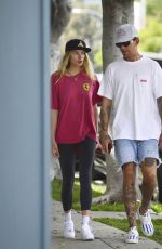 JESSICA HART and James Kirkam Out for Lunch in Los Angeles 06/11/2019