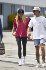JESSICA HART and James Kirkam Out for Lunch in Los Angeles 06/11/2019
