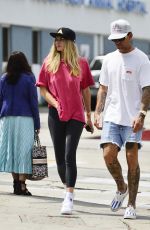 JESSICA HART and James Kirkam Out for Lunch in Los Angeles 06/11/2019