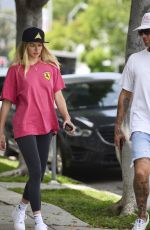 JESSICA HART and James Kirkam Out for Lunch in Los Angeles 06/11/2019