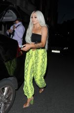 JESY NELSON Leaves Ivy Restaurant in Covent Garden 06/14/2019