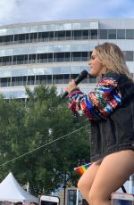 JOANNA JOJO LEVESQUE Performs at Hampton Roads Pride in Norfolk 06/22/2019