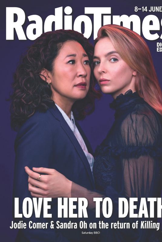 JODIE COMER and SANDRA OH in Radio Times Magazine, June 2019