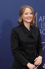 JODIE FOSTER at 2019 Afi Life Achievement Award Gala Honoring Denzel Washington in Hollywood 06/06/2019